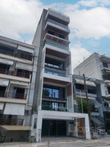 Το κτίριο της τεχνικής εταιρείας Opsis Development στη Μαλακοπή Θεσσαλονίκης